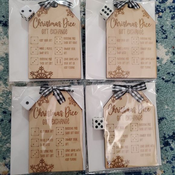 White Elephant game- Christmas Dice Gift Exchange - Picture 1 of 3